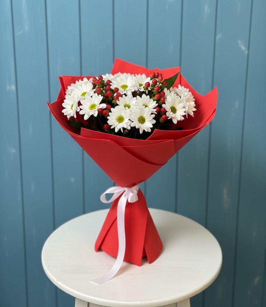 Букет цветов из: Хризантемы в Змейской