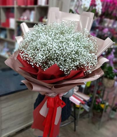 Букет цветов из: Гипсофила в Змейской