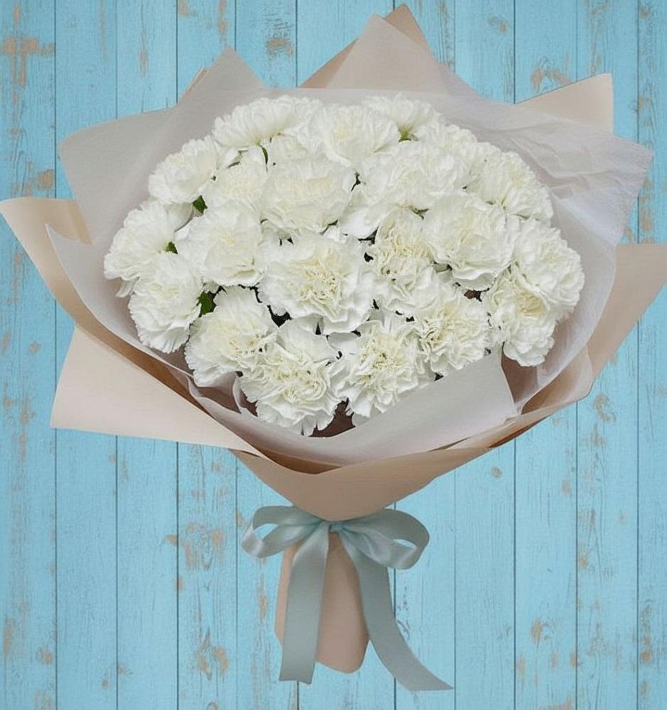 Букет цветов из: Гвоздики в Змейской