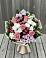 Букет цветов из: Альстромерии, Гвоздики, Розы и Хризантемы в Змейской