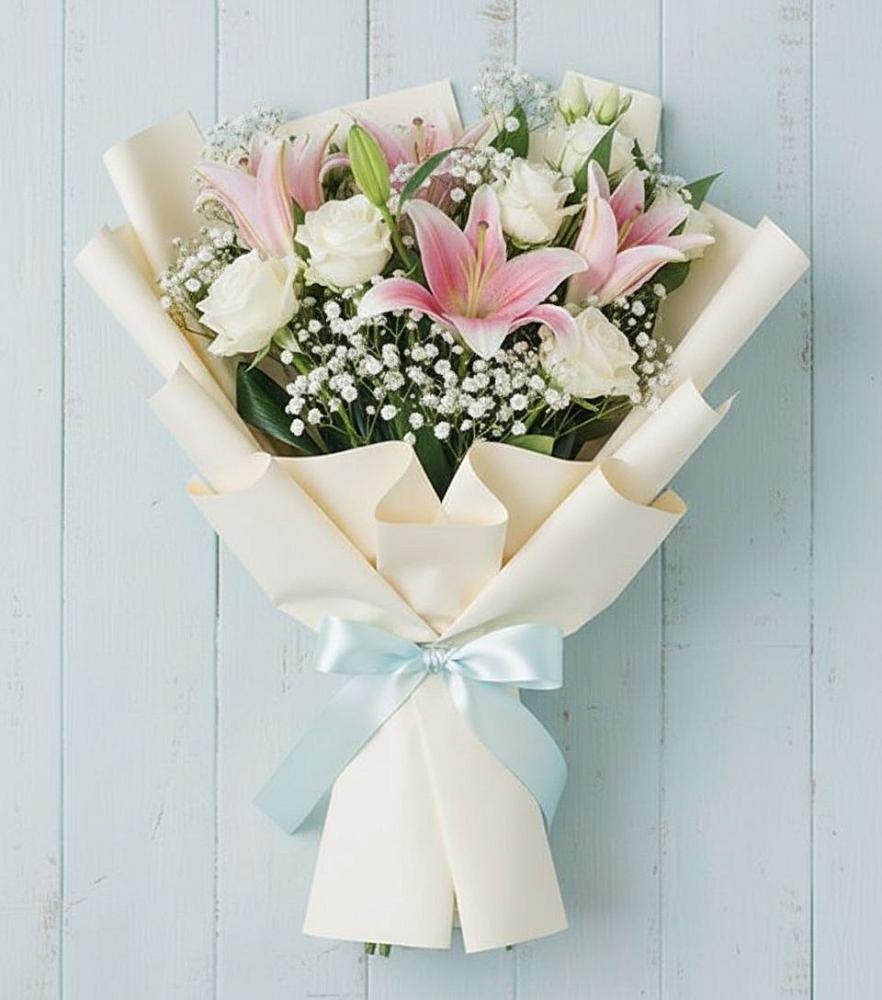 Букет цветов из: Лилии в Змейской