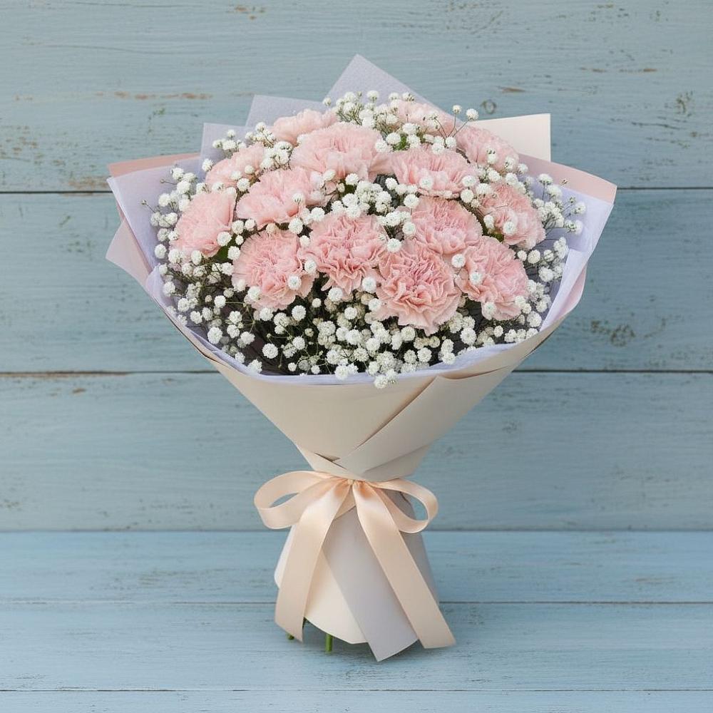 Букет цветов из: Гвоздики в Змейской