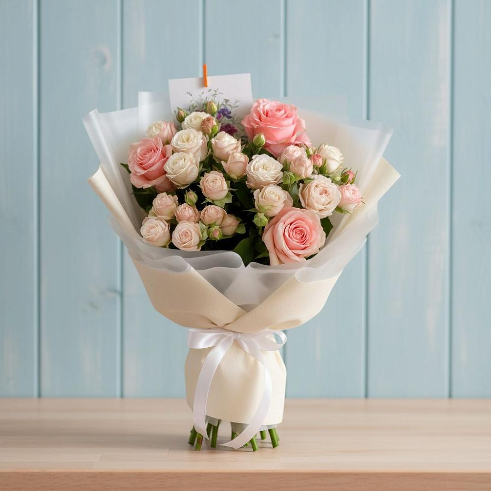 Букет цветов из: Розы в Змейской