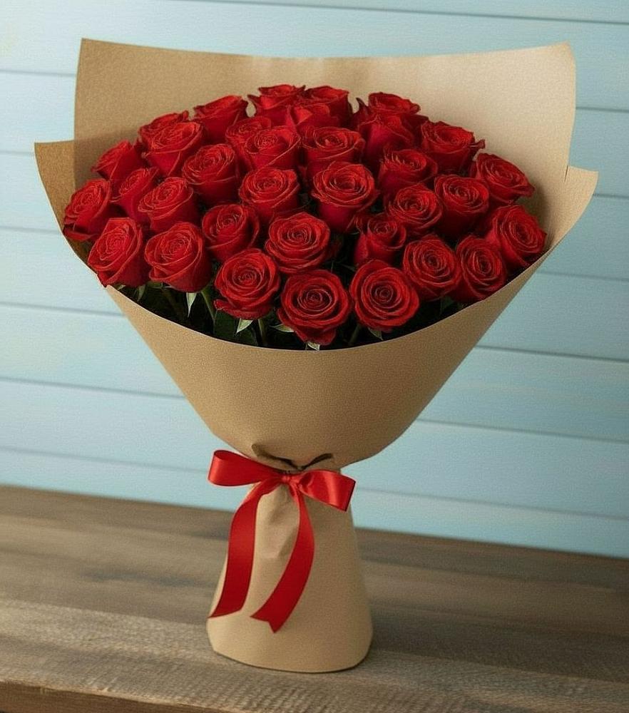 Букет Красные розы Милано в Змейской