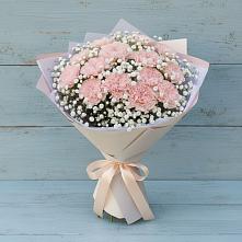 Букет цветов из:  Гвоздики в Змейской