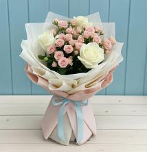 Букет цветов из:  Розы в Змейской