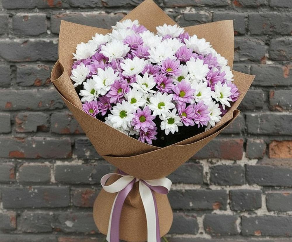 Букет цветов из: Хризантемы в Змейской