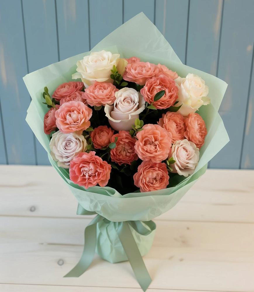 Букет цветов из: Розы в Змейской