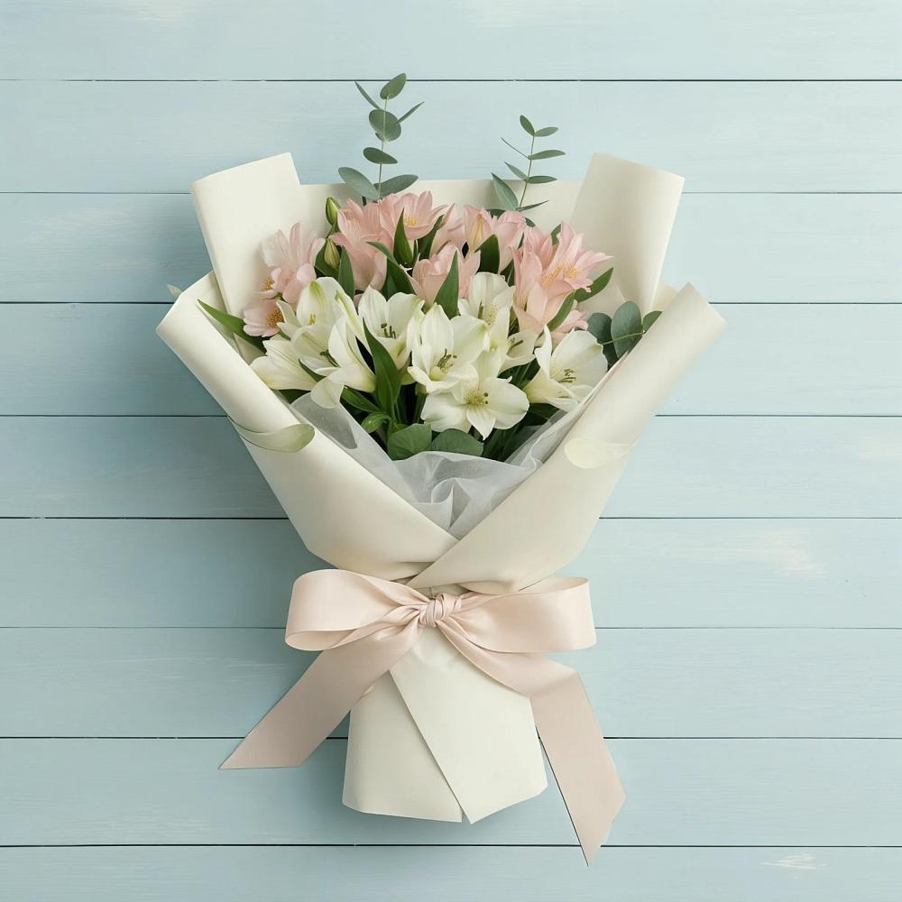 Букет цветов из: Альстромерии в Змейской