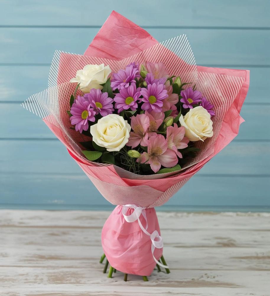 Букет цветов из: Герберы в Змейской