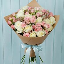 Букет цветов из:  Розы в Змейской
